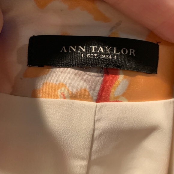 Ann Taylor Floral Print Silk Skirt - Picture 4 of 5